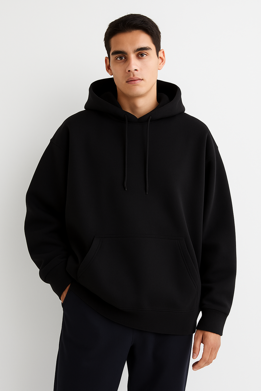 Milltex 1017 Men's Oversized Pullover Hoodie Sweatshirt