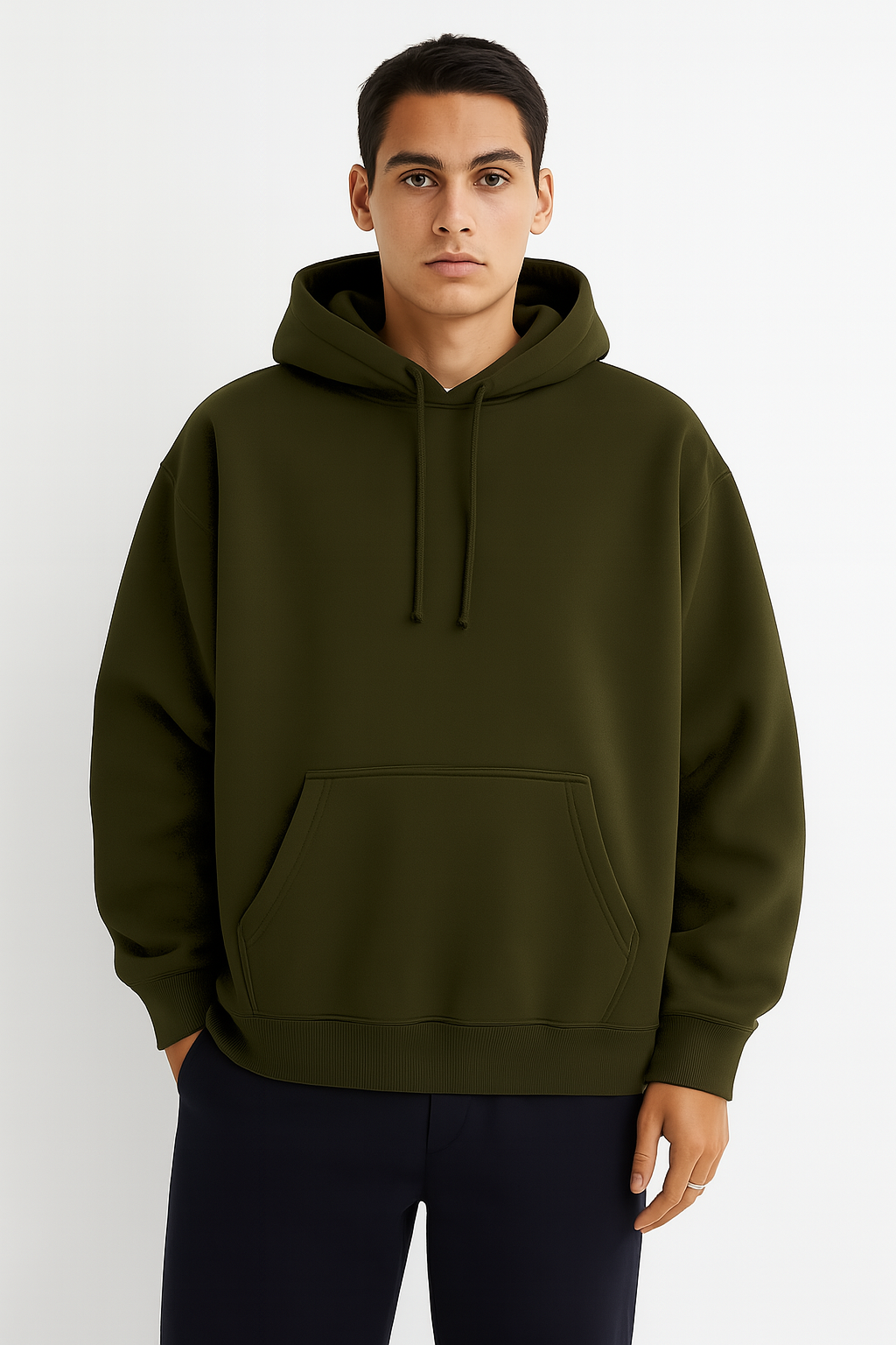 Milltex 1017 Men's Oversized Pullover Hoodie Sweatshirt