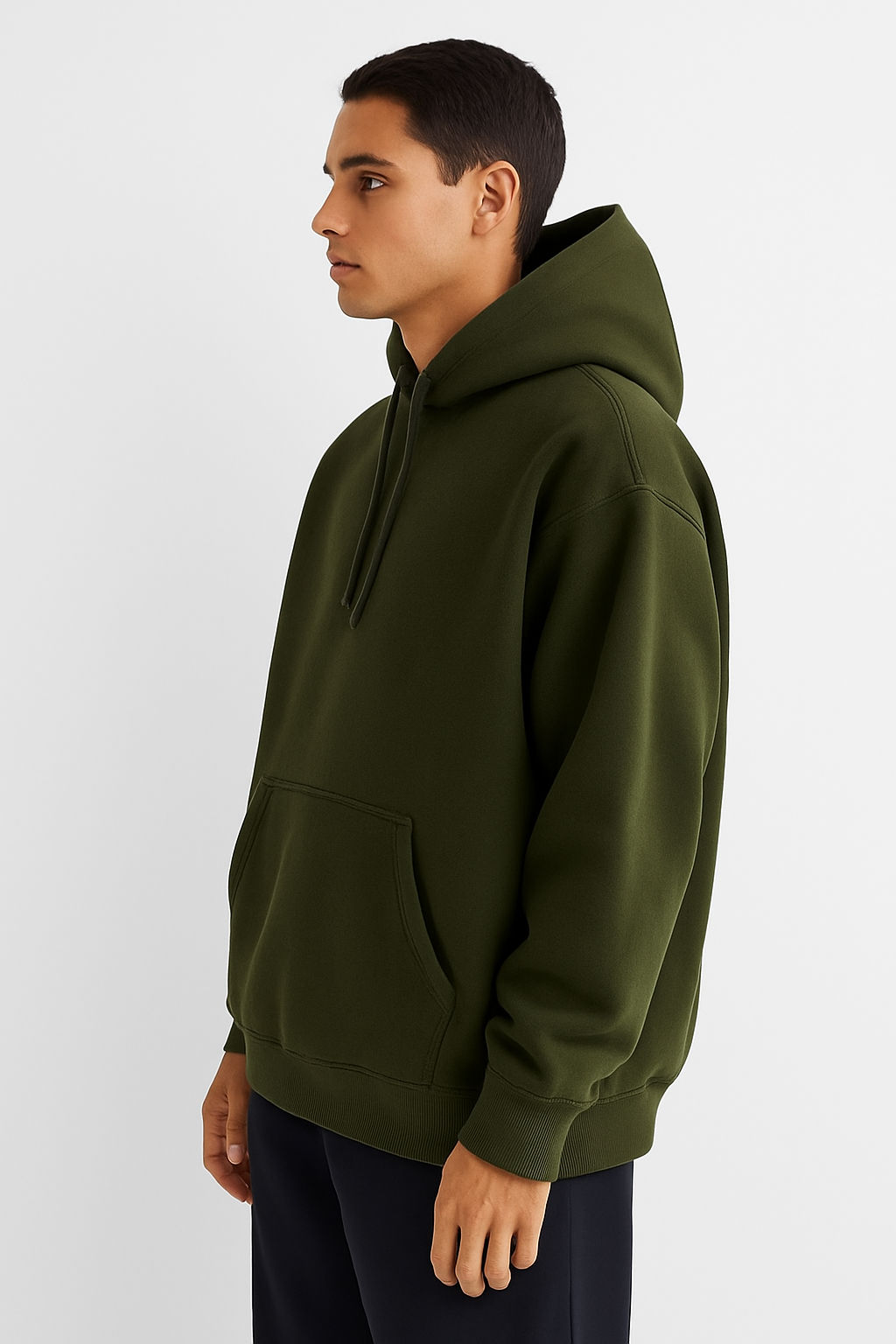 Milltex 1017 Men's Oversized Pullover Hoodie Sweatshirt