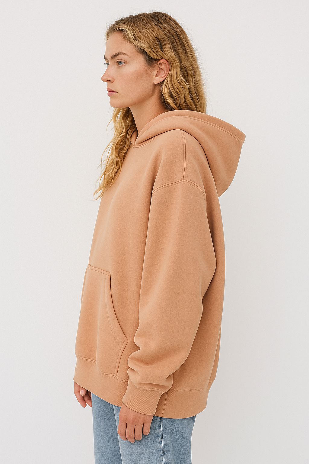 Milltex 1017W Women’s Oversized Pullover Hoodie Sweatshirt