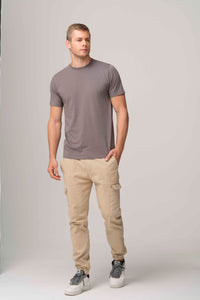 4.6 Oz 100% Combed Cotton Unisex Premium Tee Shirt Light Weight Short Sleeve Crewneck with Side Seam and Ringspun Yarn Style 300