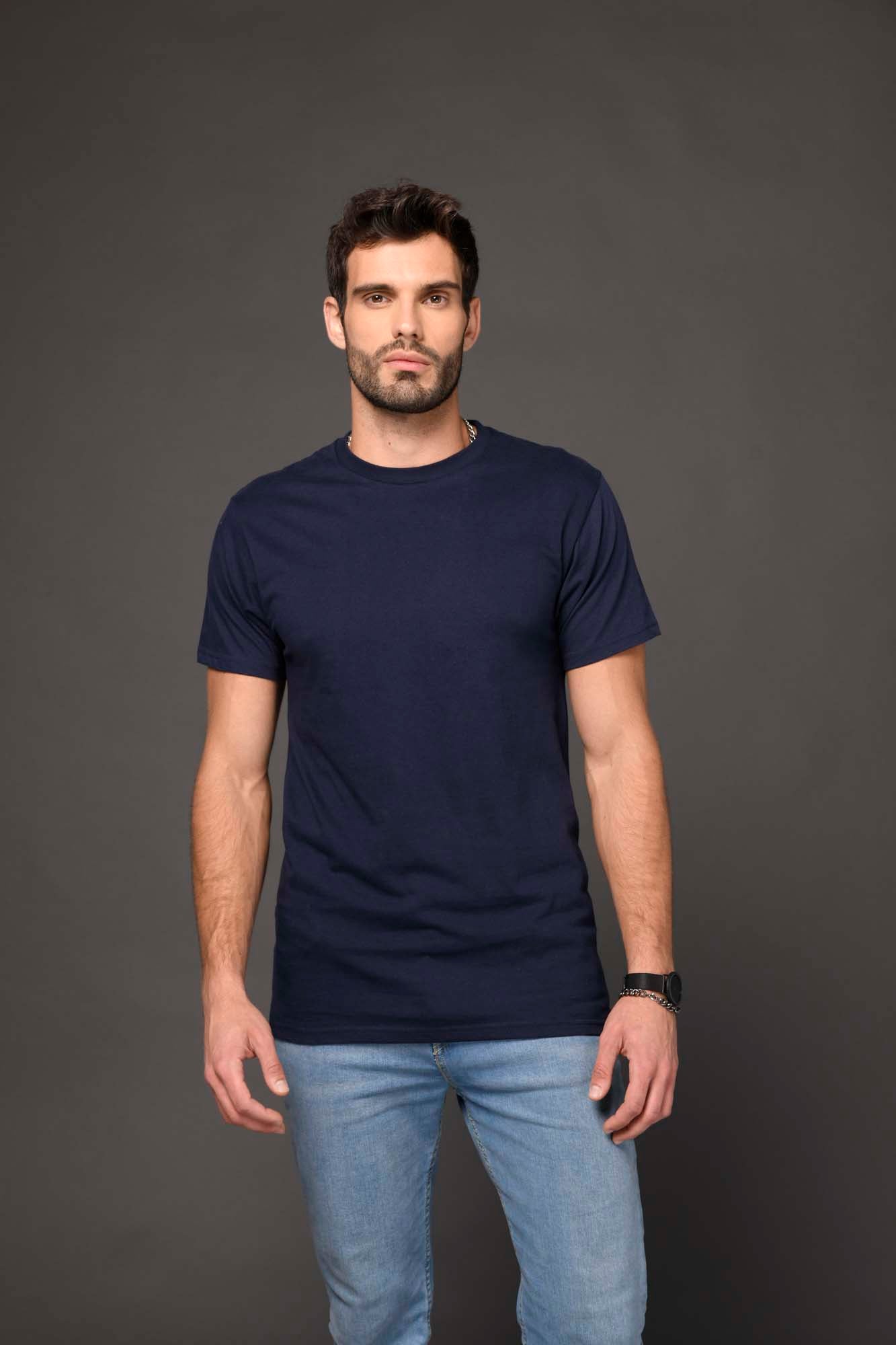 4.6 Oz 100% Combed Cotton Unisex Premium Tee Shirt Light Weight Short Sleeve Crewneck with Side Seam and Ringspun Yarn Style 300
