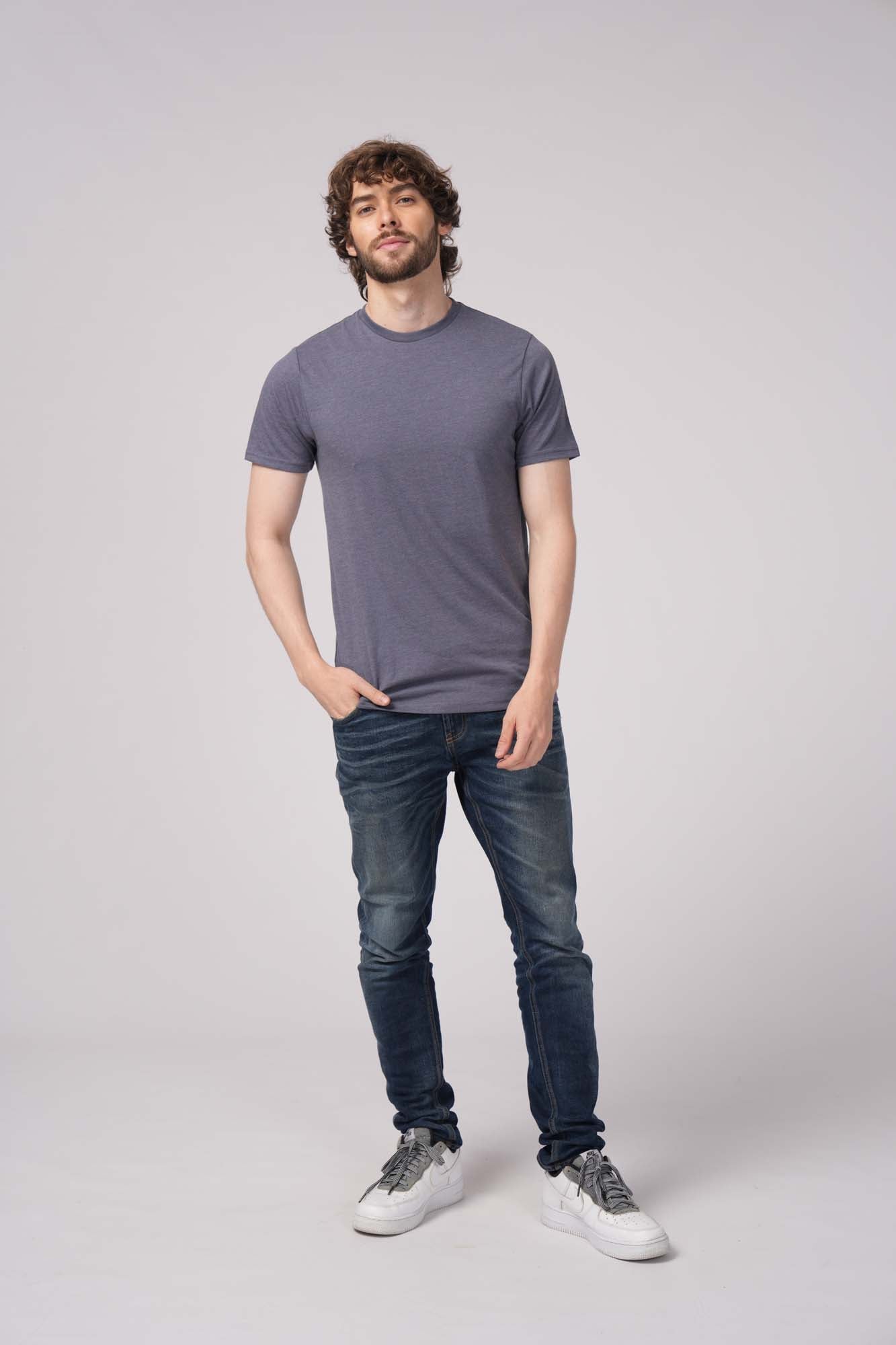 4.6 Oz 100% Combed Cotton Unisex Premium Tee Shirt Light Weight Short Sleeve Crewneck with Side Seam and Ringspun Yarn Style 300
