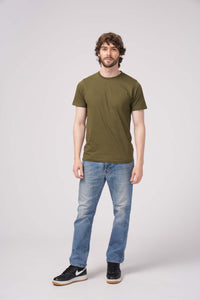 4.6 Oz 100% Combed Cotton Unisex Premium Tee Shirt Light Weight Short Sleeve Crewneck with Side Seam and Ringspun Yarn Style 300
