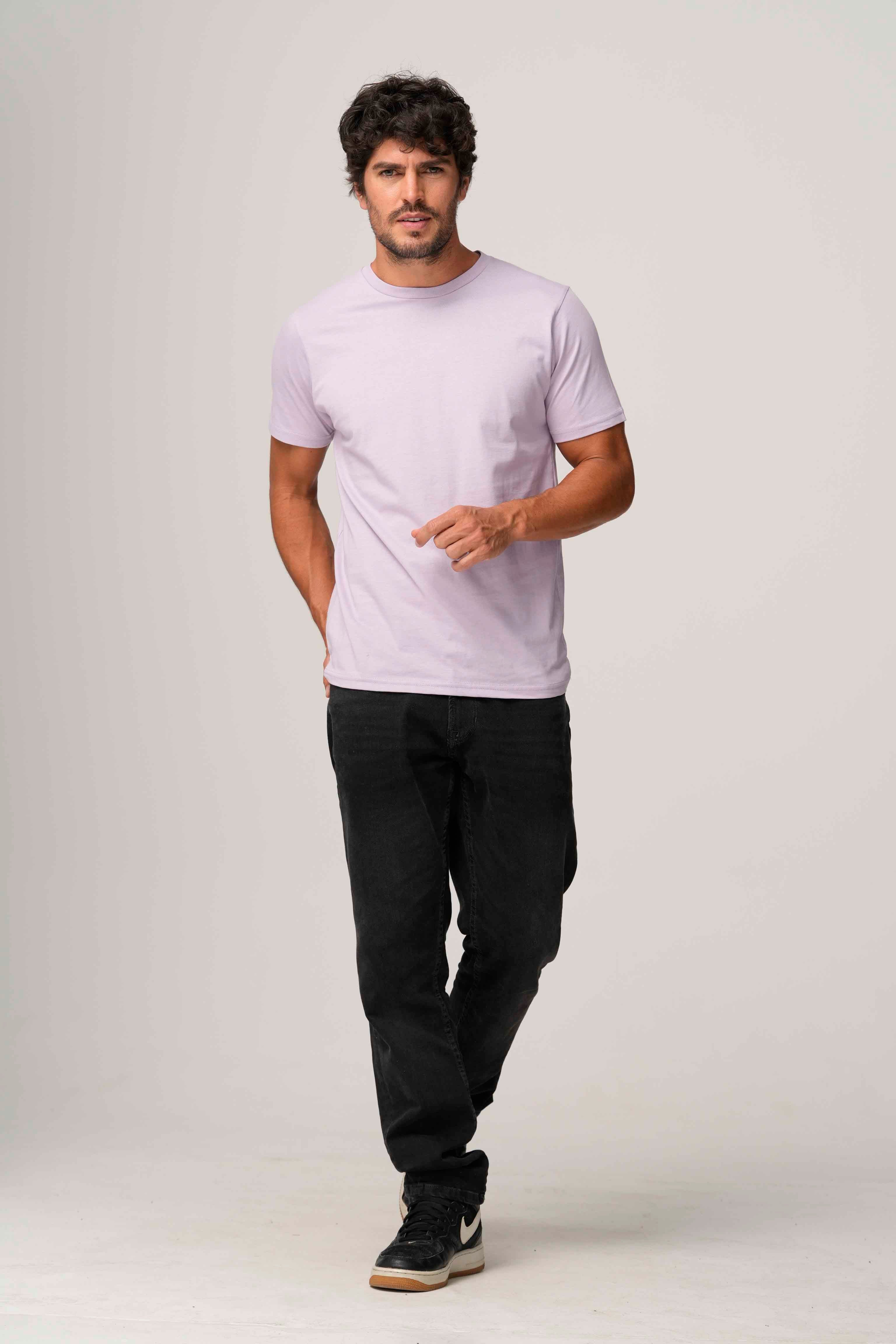 4.6 Oz 100% Combed Cotton Unisex Premium Tee Shirt Light Weight Short Sleeve Crewneck with Side Seam and Ringspun Yarn Style 300