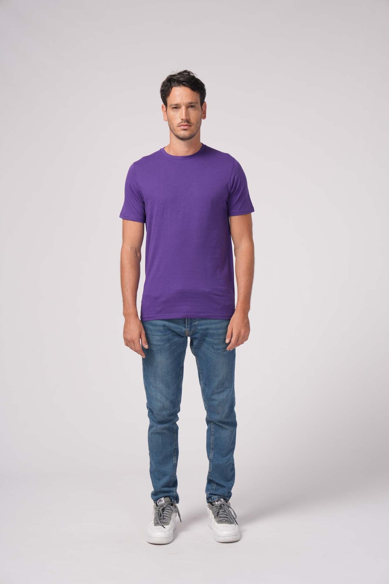4.6 Oz 100% Combed Cotton Unisex Premium Tee Shirt Light Weight Short Sleeve Crewneck with Side Seam and Ringspun Yarn Style 300