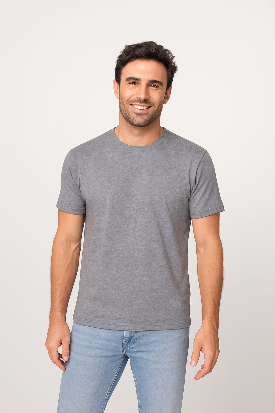 Milltex 300 Unisex Premium Cotton Lightweight Tee - Graphite Heather