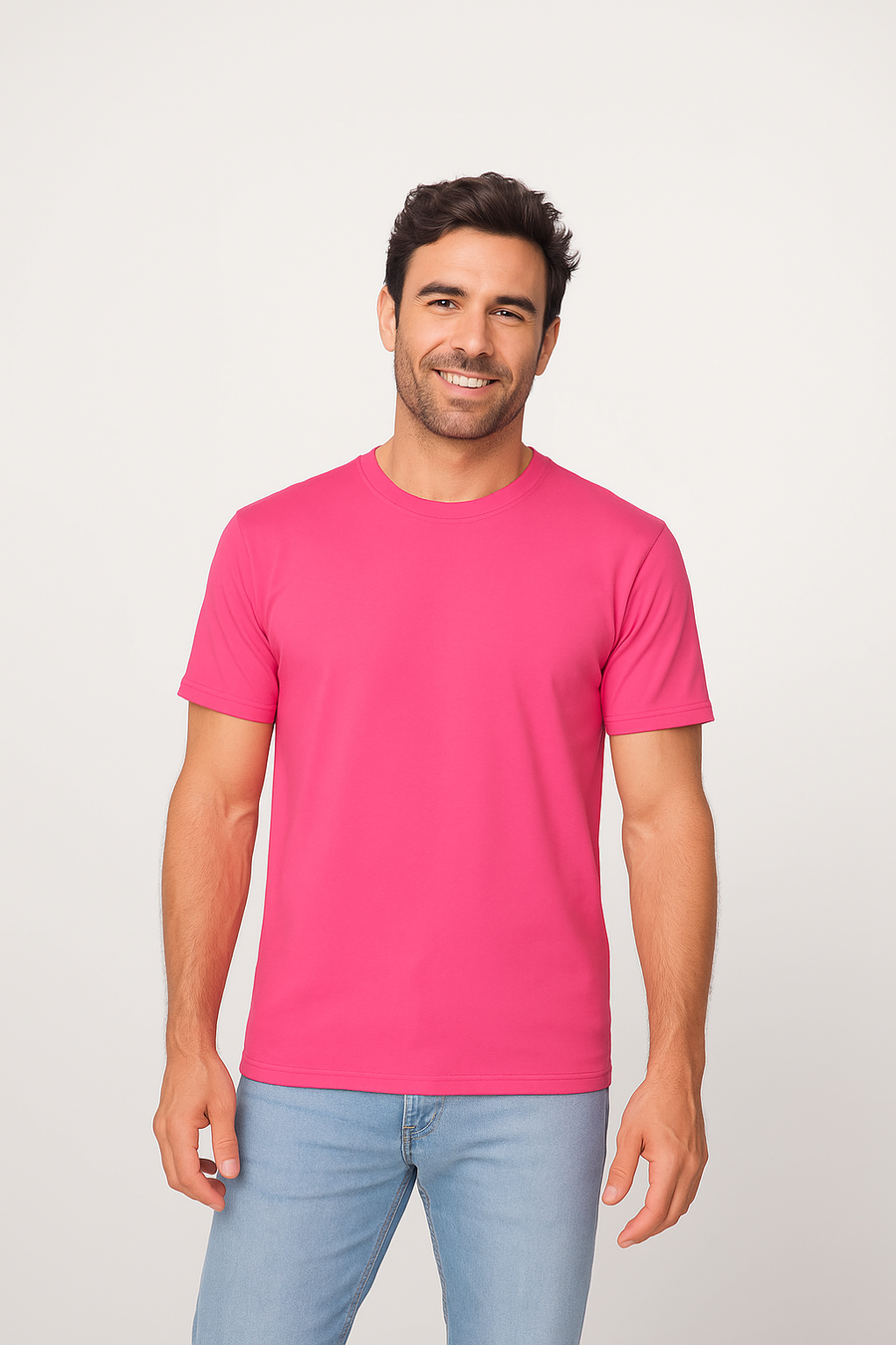 Milltex 300 Unisex Premium Cotton Lightweight Tee - Heliconia