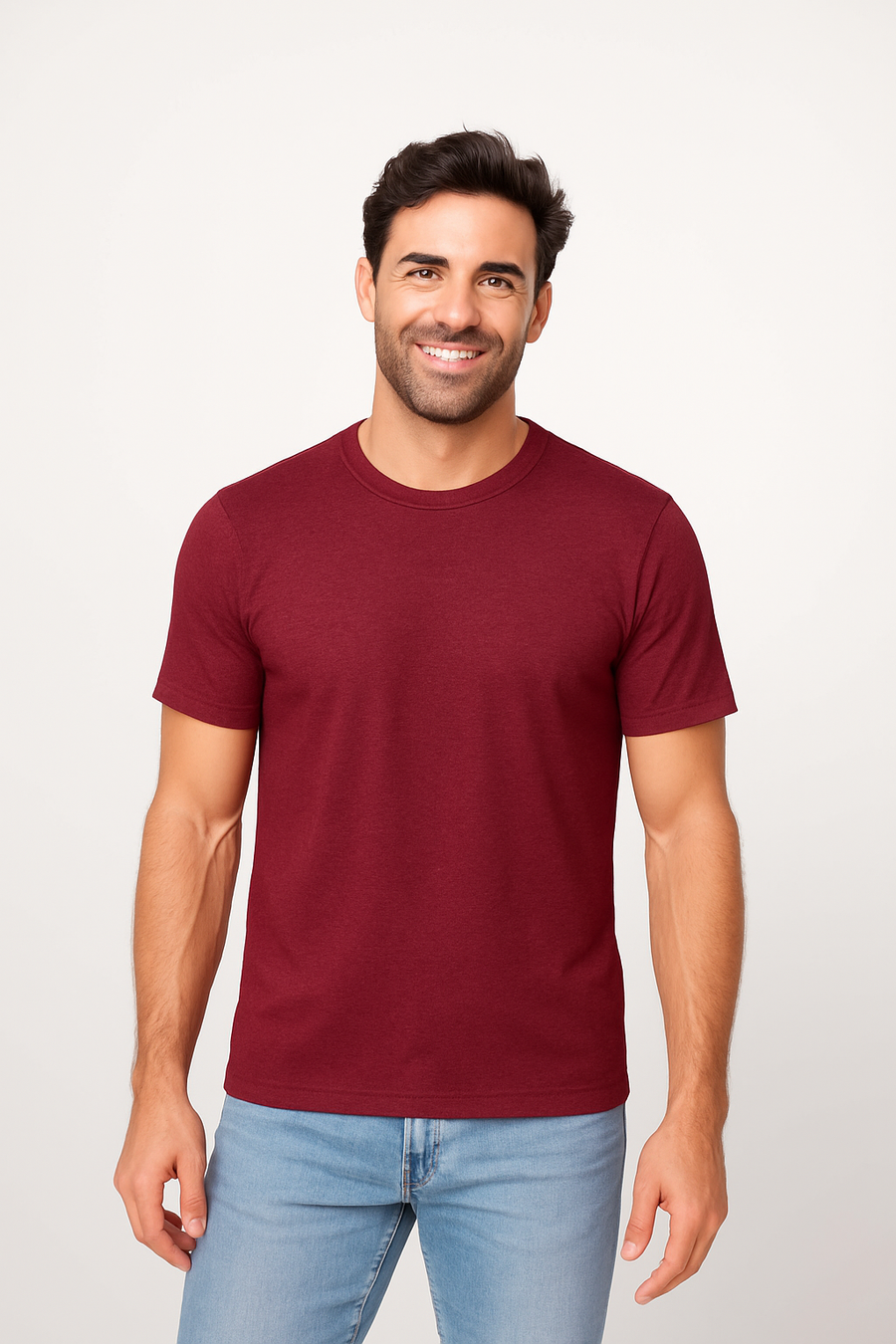 Milltex 300 unisex lightweight cotton t-shirt blank for screen printing and custom decoration – wholesale bulk pack