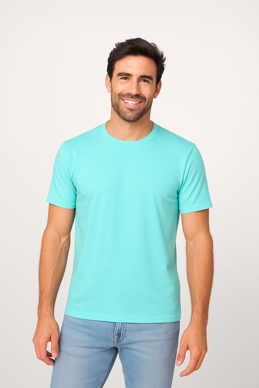 Milltex 300 Unisex Premium Cotton Lightweight Tee - Mint