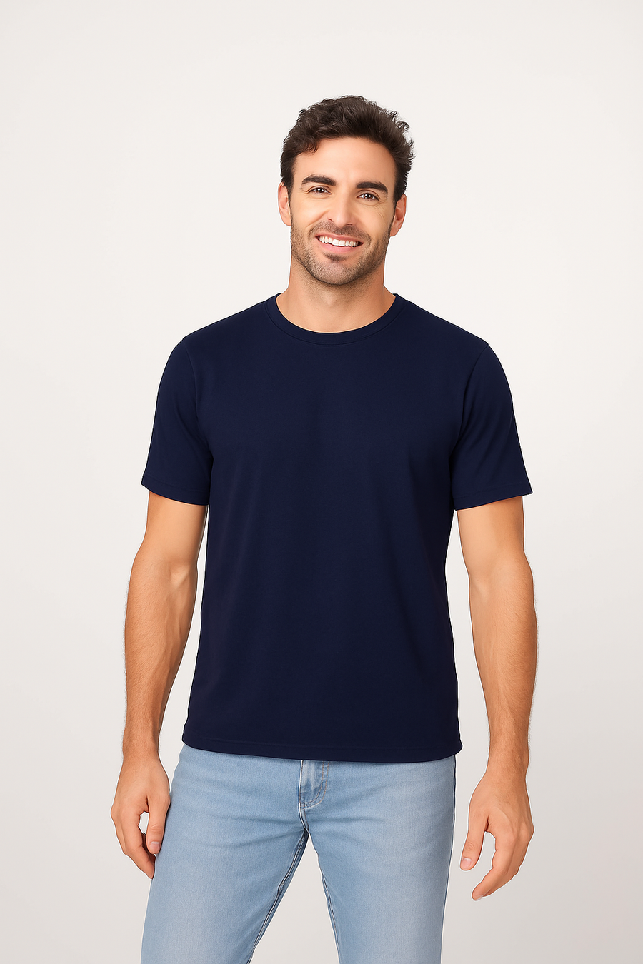 Milltex 300 Unisex Premium Cotton Lightweight Tee - Navy
