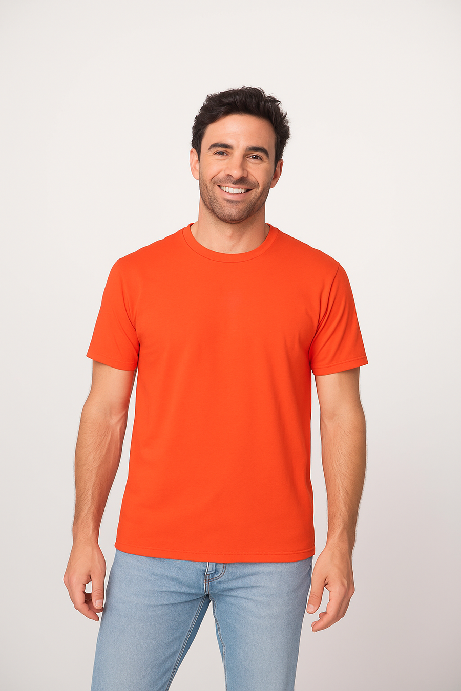 Milltex 300 Unisex Premium Cotton Lightweight Tee - Orange