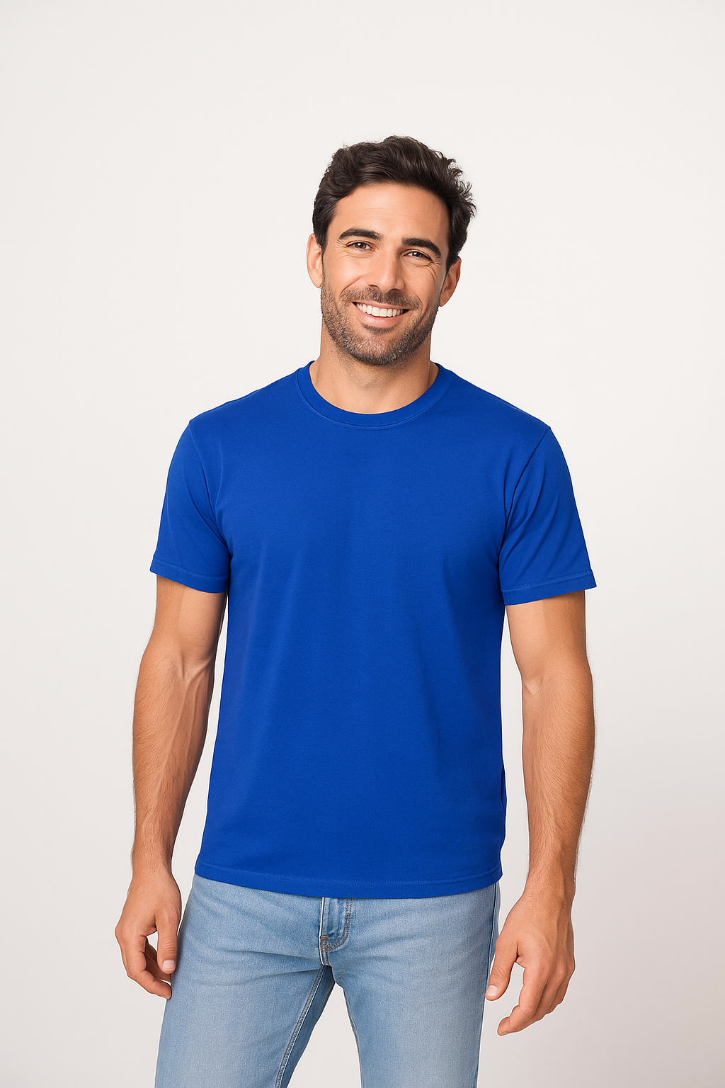 Milltex 300 Unisex Premium Cotton Lightweight Tee - Royal