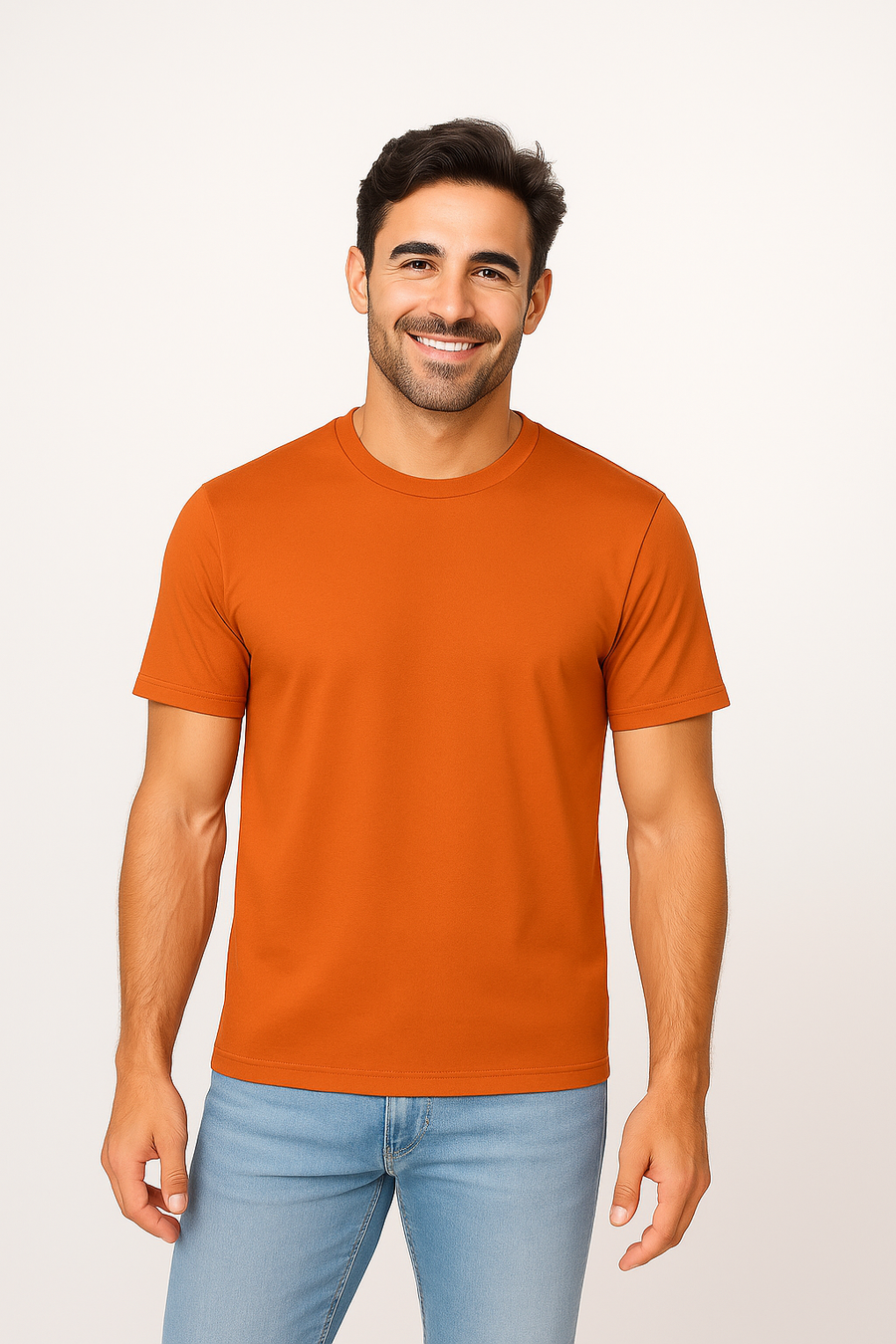 Milltex 300 Unisex Premium Cotton Lightweight Tee - Texas Orange