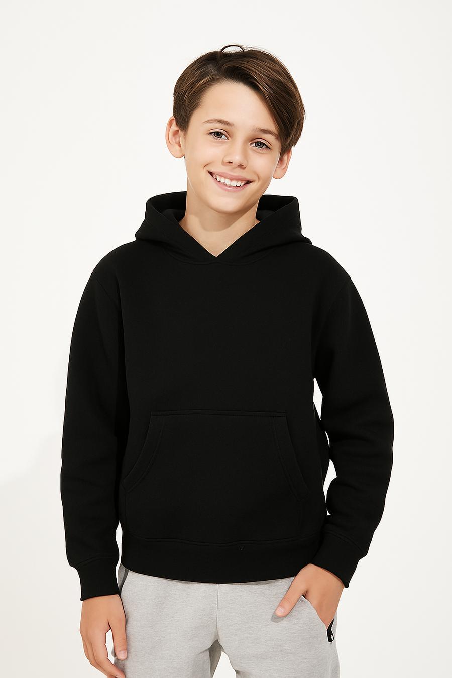 Milltex 517 Youth Unisex Mid Weight Classic Hoodie