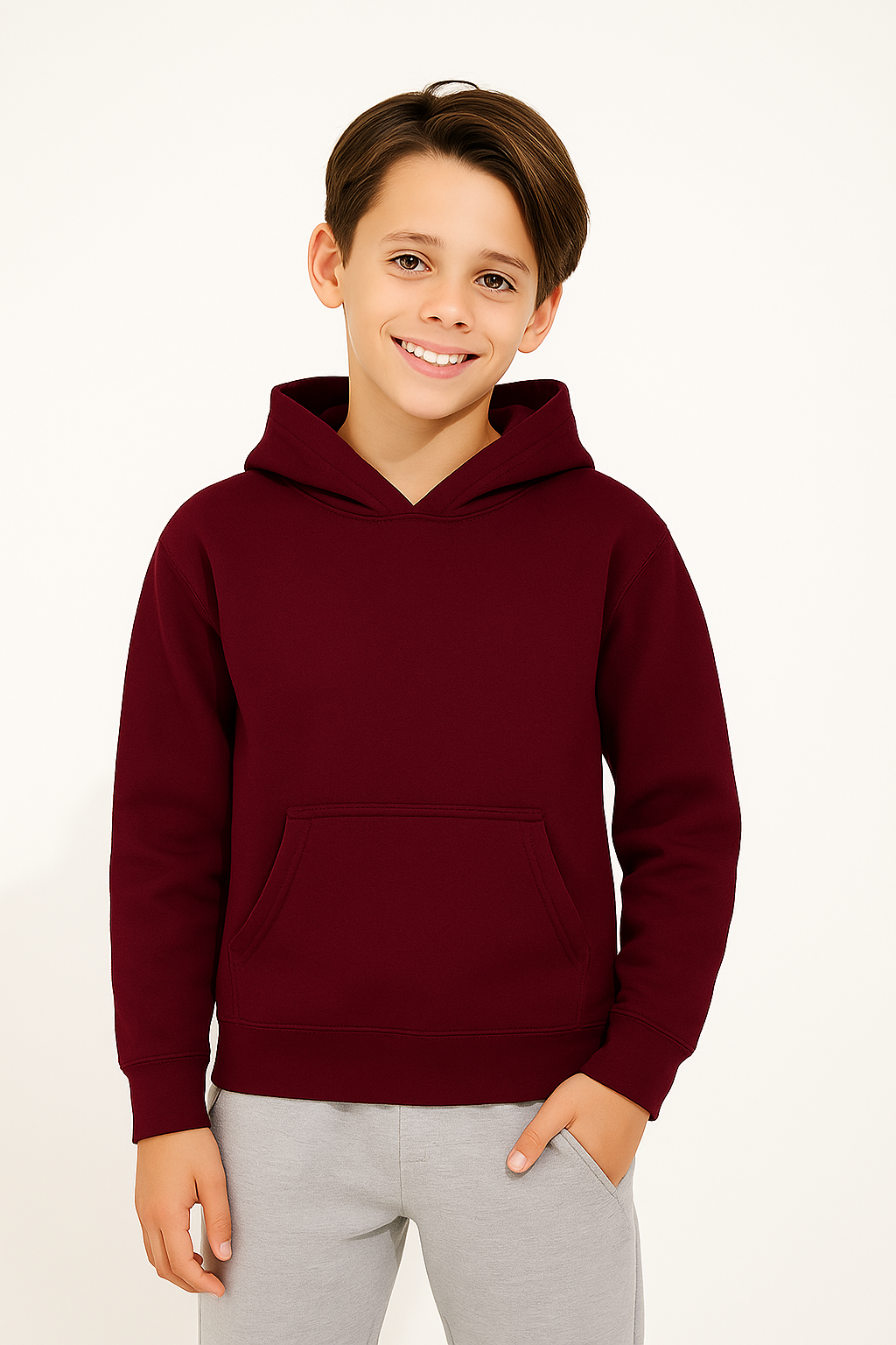 Milltex 517 Youth Unisex Mid Weight Classic Hoodie