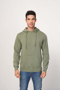Milltex 617 Mid Weight Vintage Burnout Fleece Hoodie