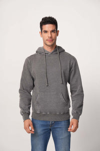 Milltex 617 Mid Weight Vintage Burnout Fleece Hoodie