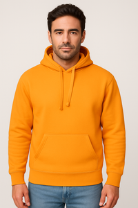 Milltex 717 Unisex Mid Weight Classic Pullover Hoodie Gold
