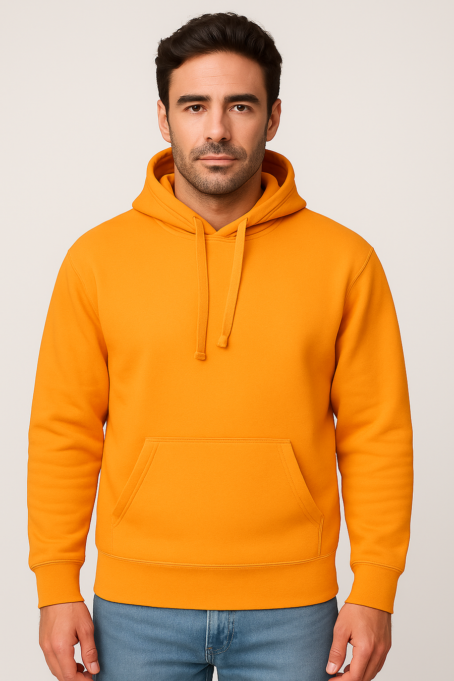Milltex 717 Unisex Mid Weight Classic Pullover Hoodie Gold