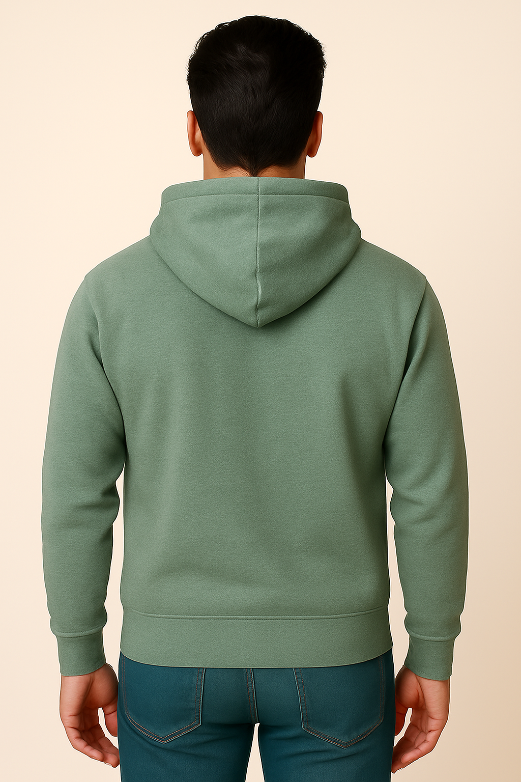 Milltex 717 Unisex Mid Weight Classic Pullover Hoodie in Chocolate