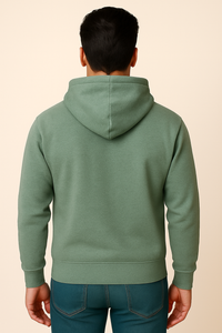 Milltex 717 Unisex Mid Weight Classic Pullover Hoodie in Chocolate