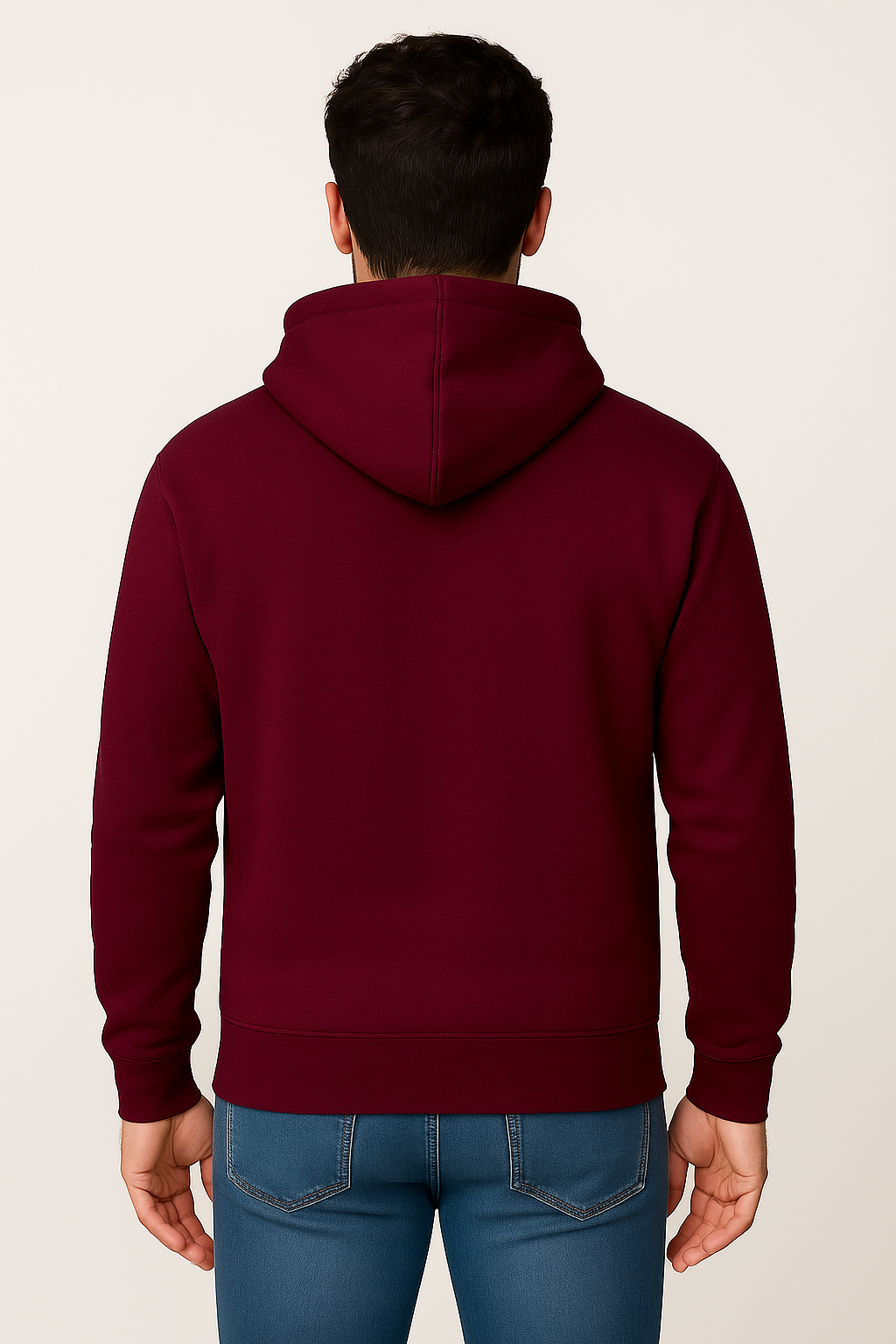 Milltex 717 Unisex Mid Weight Classic Pullover Hoodie Charcoal Heather
