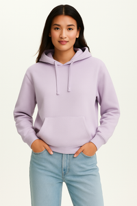 Milltex 717 Unisex Mid Weight Classic Pullover Hoodie in Orchid