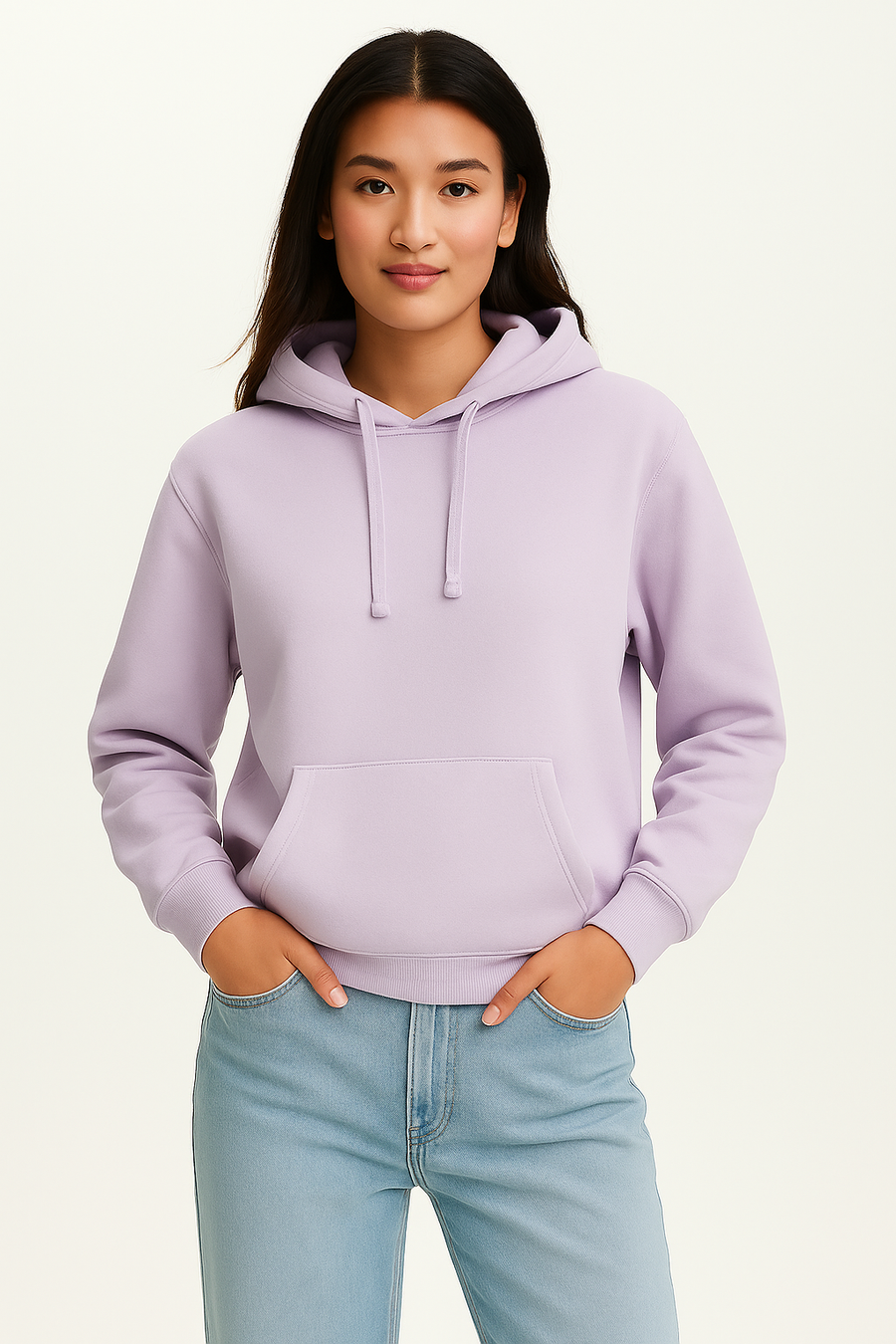 Milltex 717 Unisex Mid Weight Classic Pullover Hoodie in Orchid