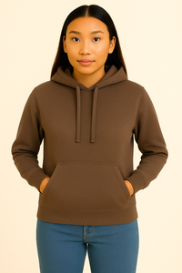 Milltex 717 Unisex Mid Weight Classic Pullover Hoodie in Safari Color