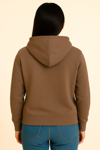 Milltex 717 Unisex Mid Weight Classic Pullover Hoodie in Chocolate
