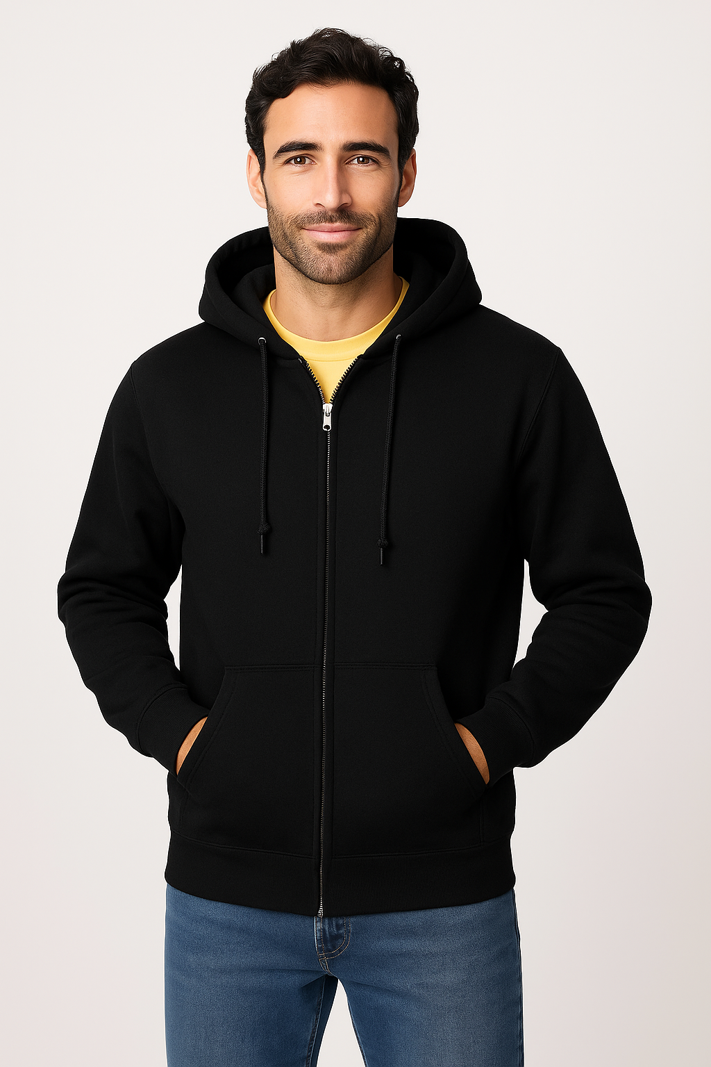 Milltex 750 Adult Unisex Mid Weight Classic Zipper Hoodie