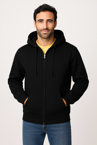 Milltex 750 Adult Unisex Mid Weight Classic Zipper Hoodie