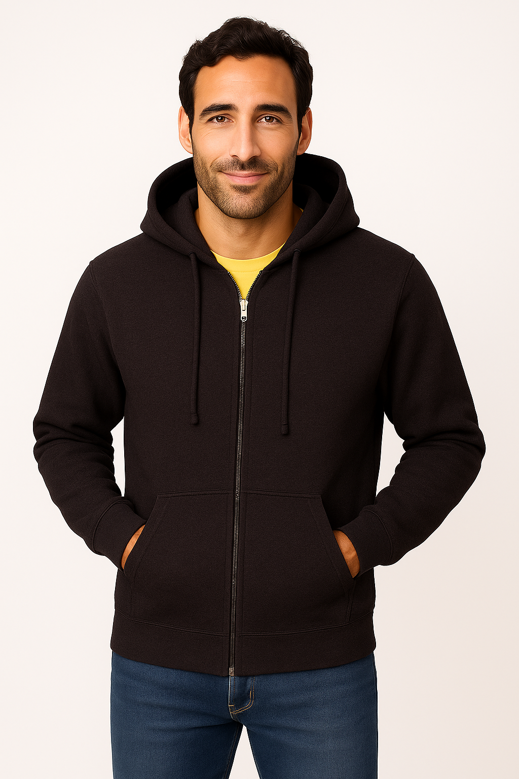 Milltex 750 Adult Unisex Mid Weight Classic Zipper Hoodie