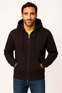 Milltex 750 Adult Unisex Mid Weight Classic Zipper Hoodie