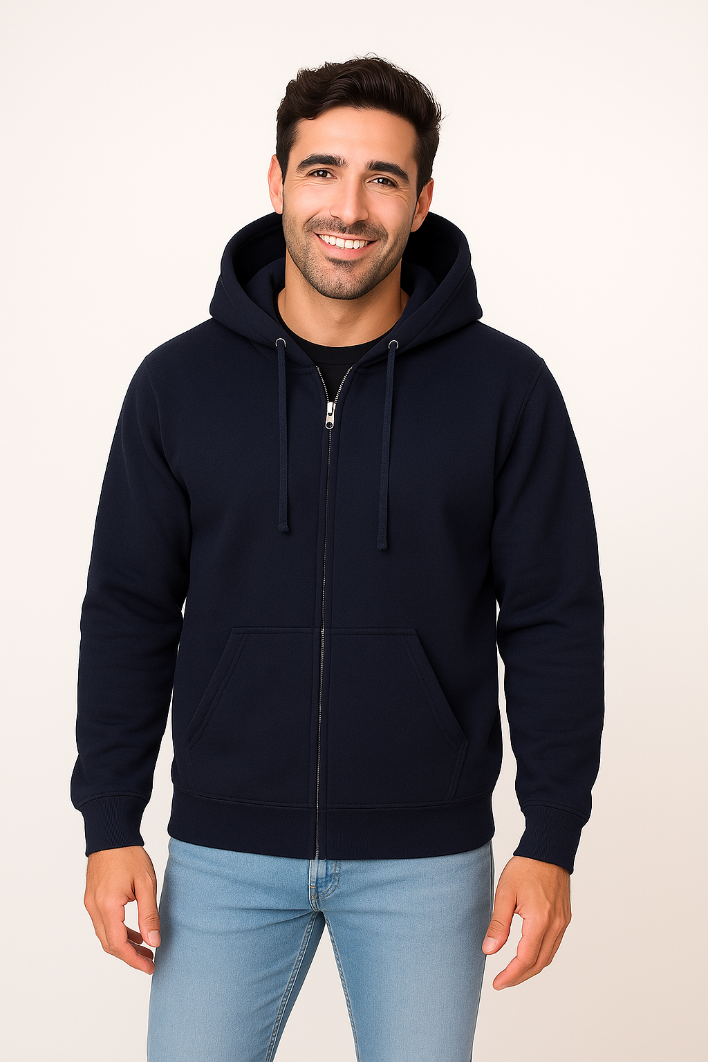 Milltex 750 Adult Unisex Mid Weight Classic Zipper Hoodie
