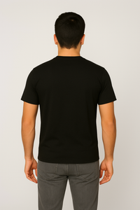 Milltex 900 Unisex Short Sleeve Tubular Fit Tee - Black