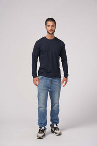 Milltex 4.3 oz Adult Unisex Light Weight Long Sleeve Deluxe Tee Style 901