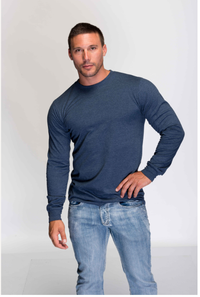 Milltex 4.3 oz Adult Unisex Light Weight Long Sleeve Deluxe Tee Style 901