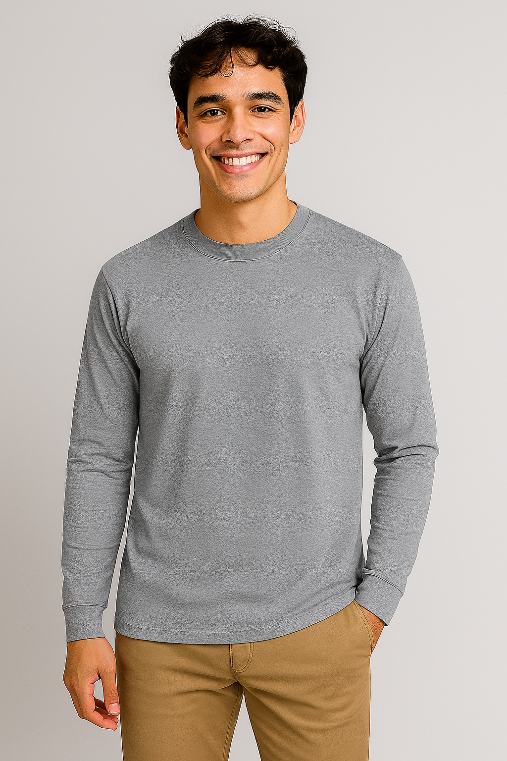 Milltex 901 Adult Unisex Light Weight Long Sleeve Deluxe Tee