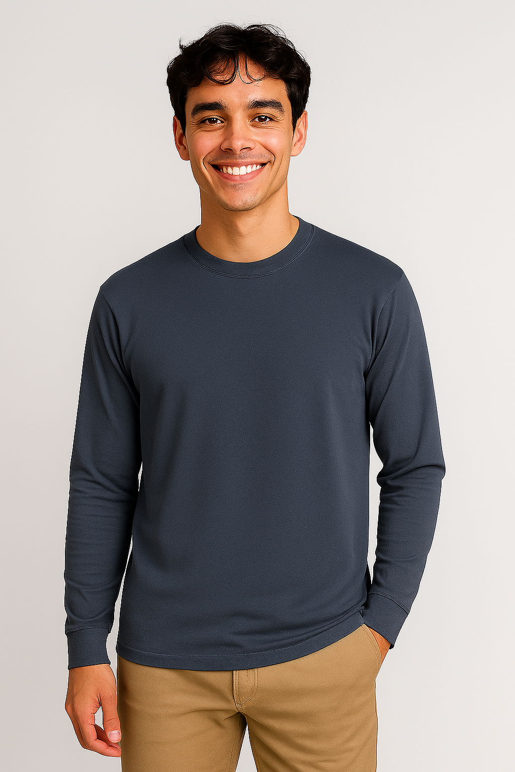 Milltex 901 Adult Unisex Light Weight Long Sleeve Deluxe Tee