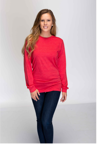 Milltex 4.3 oz Adult Unisex Light Weight Long Sleeve Deluxe Tee Style 901