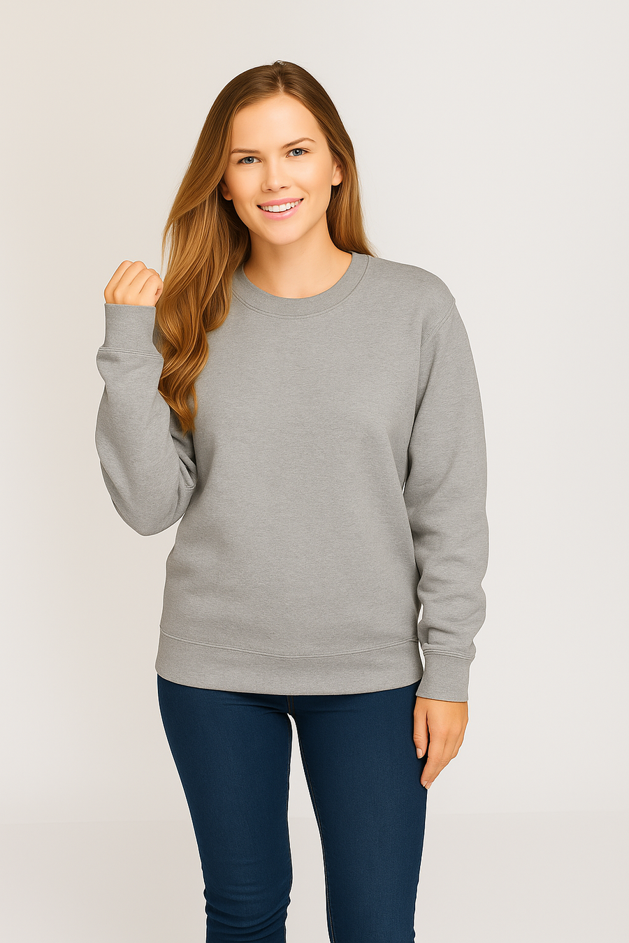 Style 903 Mid Weight Crewneck Sweatshirt - Graphite Heather