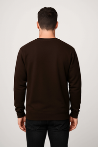 Style 903 Mid Weight Crewneck Sweatshirt - Chocolate
