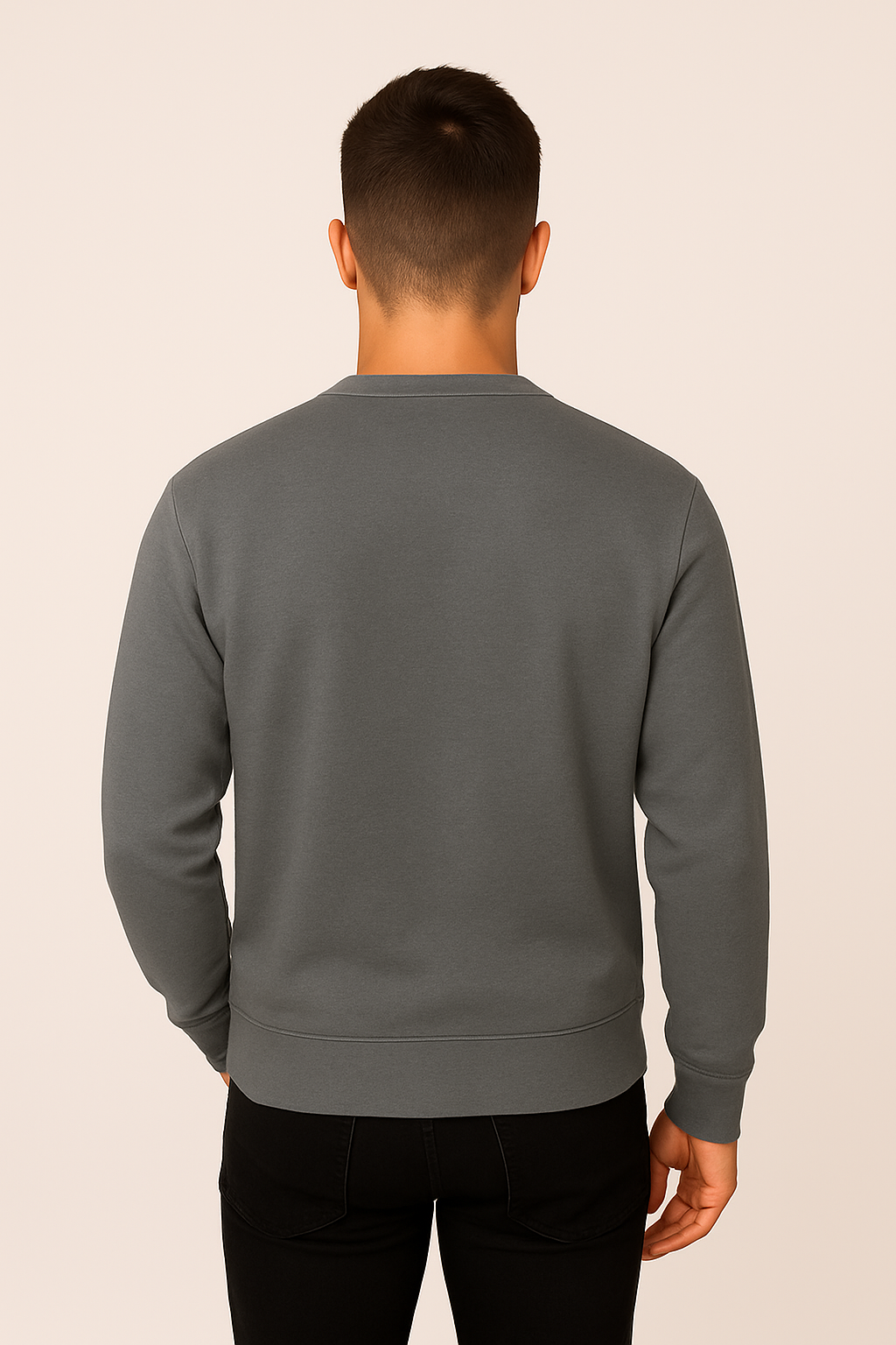 Style 903 Mid Weight Crewneck Sweatshirt - Chocolate