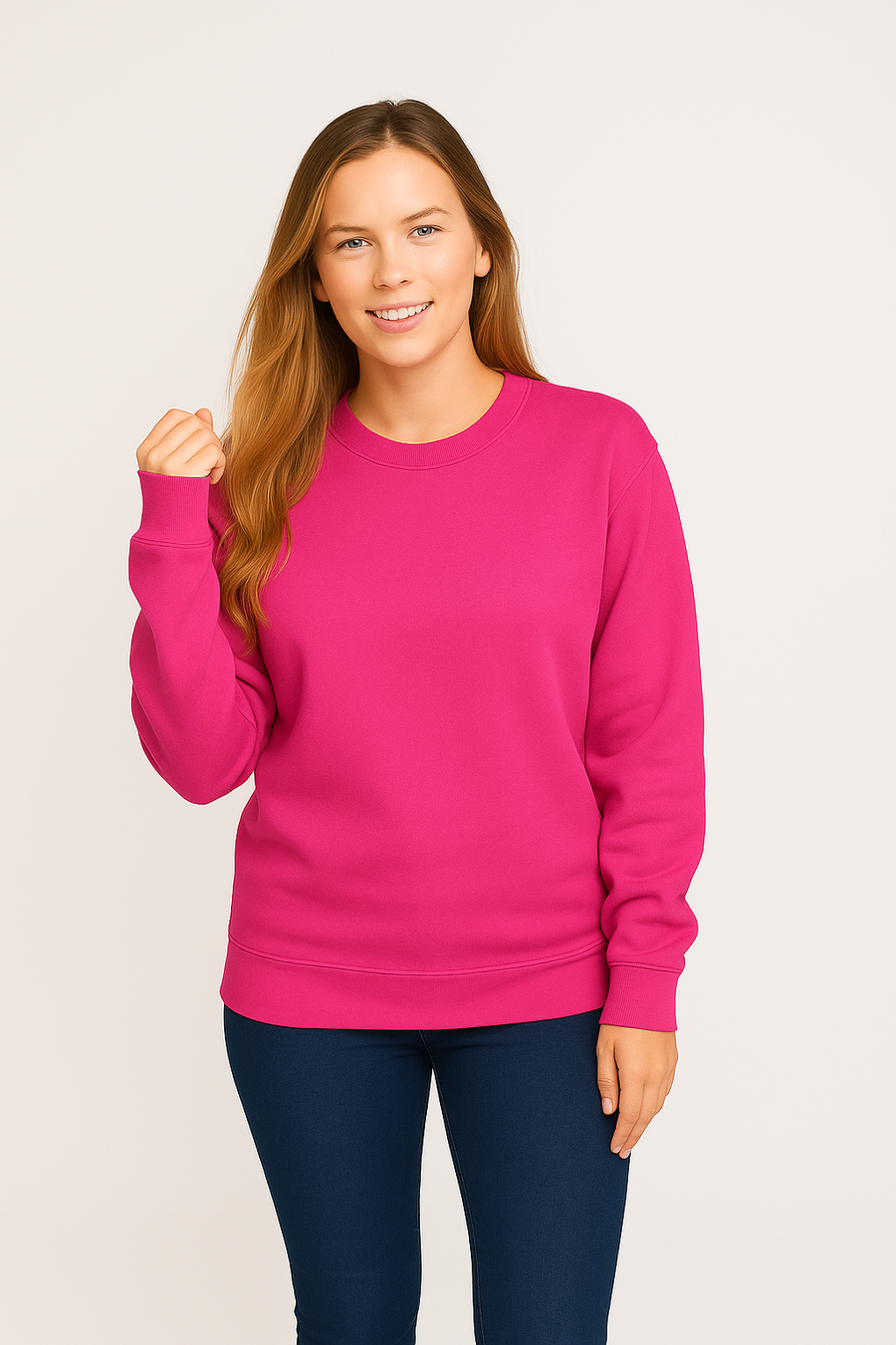 Style 903 Mid Weight Crewneck Sweatshirt - Heliconia