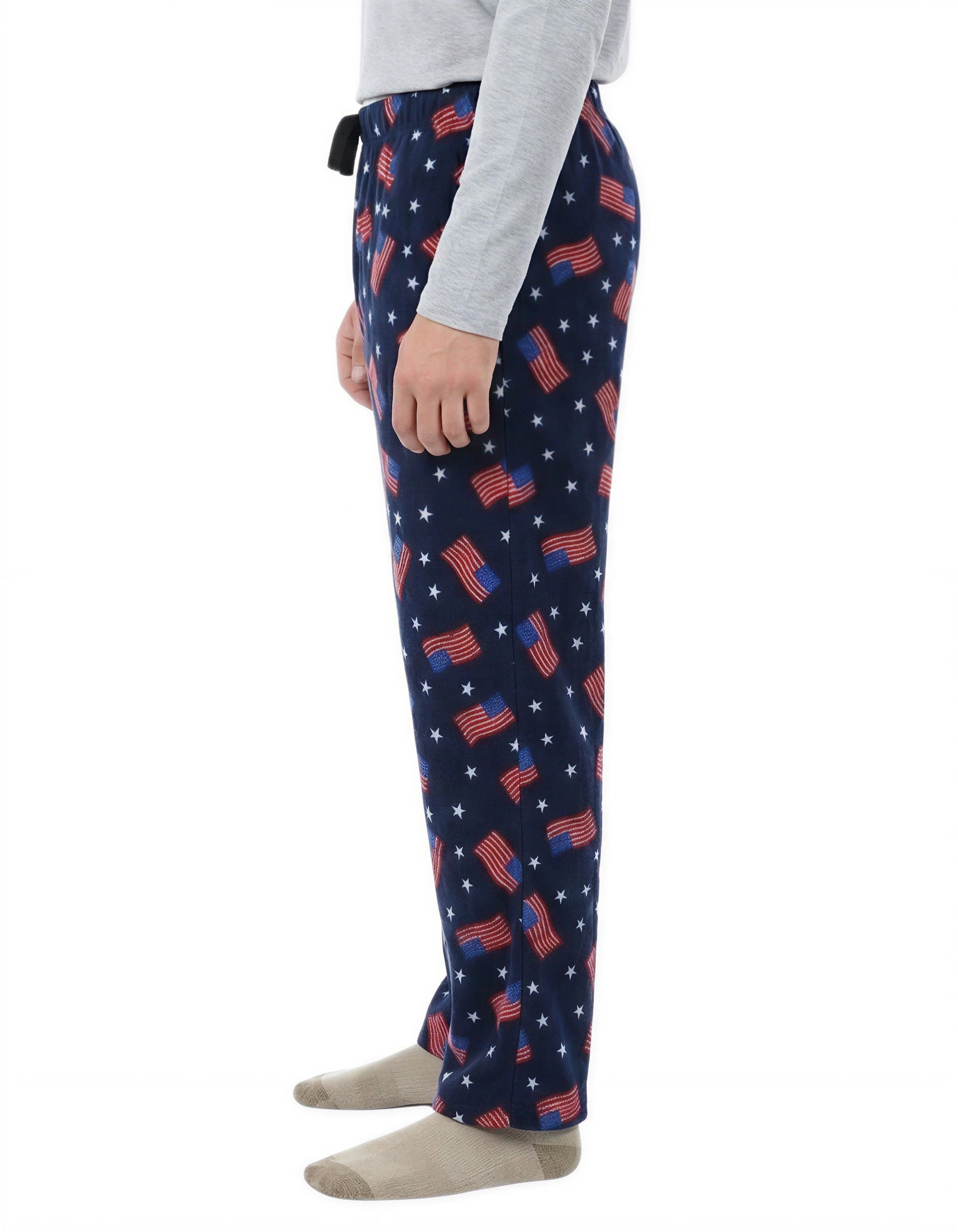 Men's Polar Fleece Pajama Pants – Warm Winter Lounge Bottoms with Pockets – Soft Plush Microfleece Sleepwear