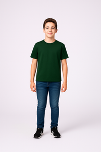 Milltex 500 Youth Unisex Light Weight Deluxe Short Sleeve Tee