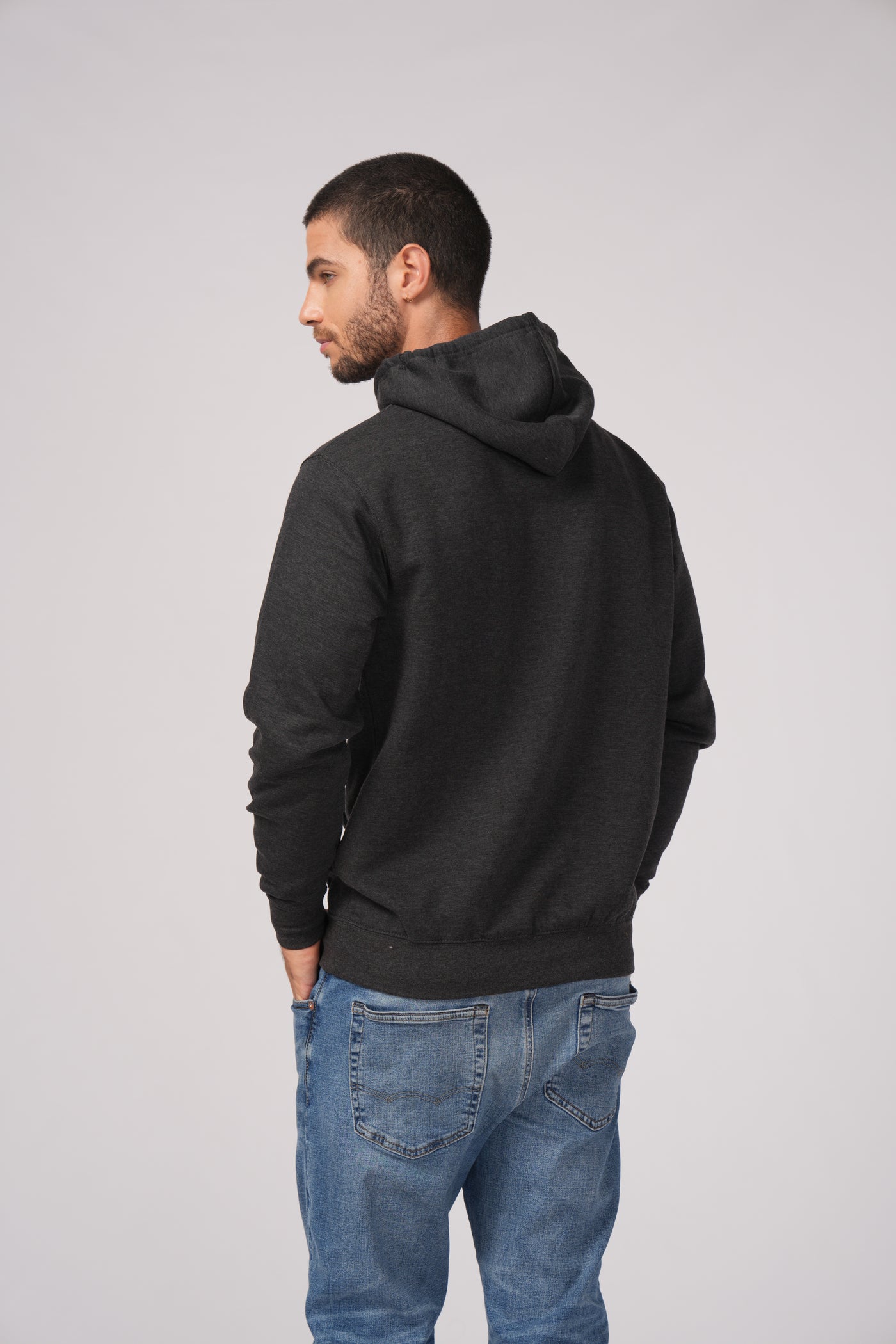 Milltex 717 — Premium Midweight Hoodie with 100% Cotton Print Face