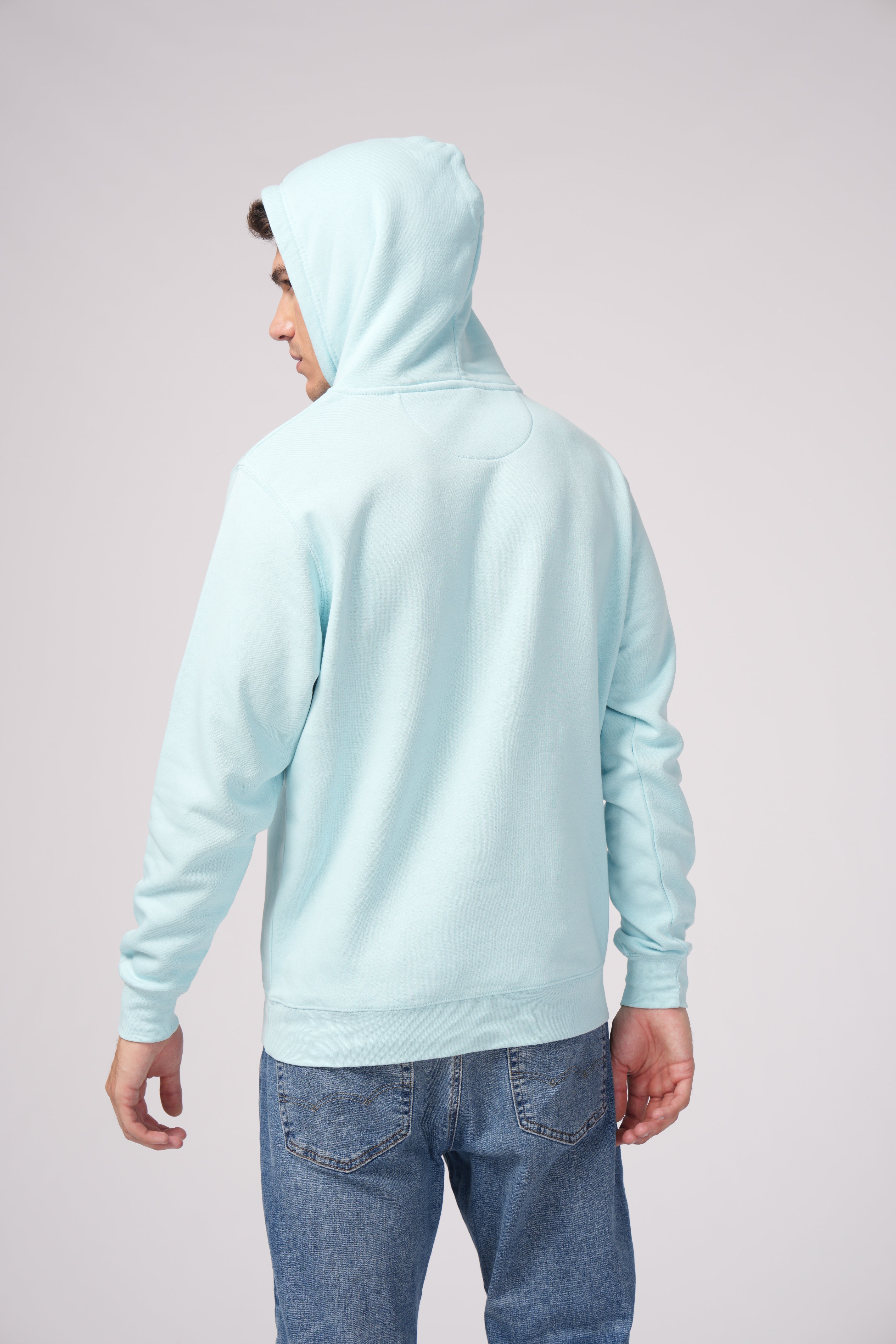 Milltex 717 — Premium Midweight Hoodie with 100% Cotton Print Face